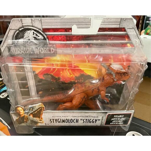 Jurassic World Fallen Kingdom Attack Pack Stygimoloch Dinosaur FVJ90 New - Picture 4 of 7